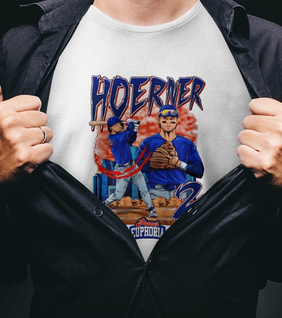 Nico Hoerner Chicago Cubs Euphoria The Players 2 Major League Baseball T-Shirt