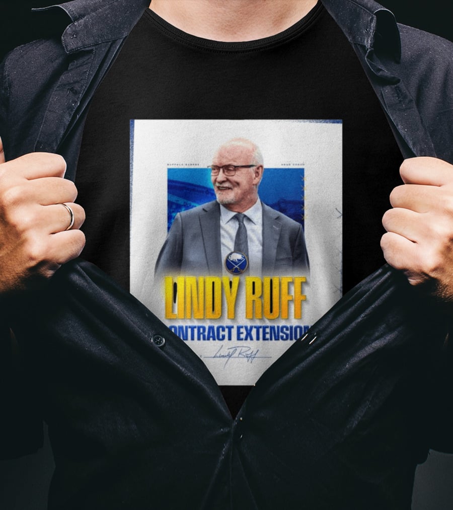 Buffalo Sabres Lindy Ruff Head Coach Contract Extension T-Shirt