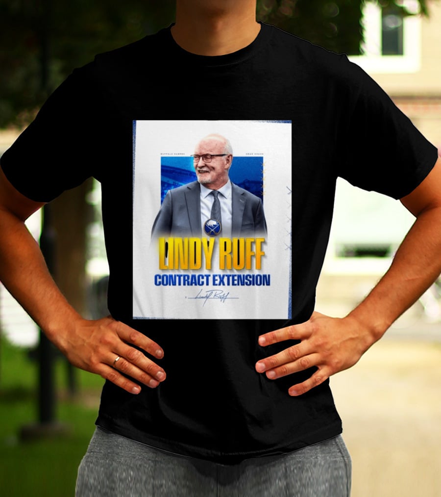 Buffalo Sabres Lindy Ruff Head Coach Contract Extension T-Shirt