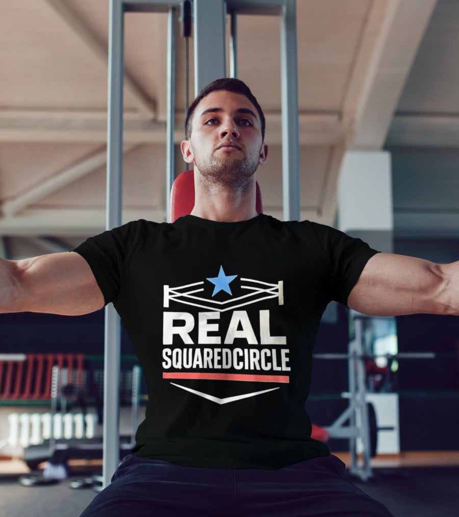 Real Squaredcircle WWE Wrestling Ring Star T-Shirt