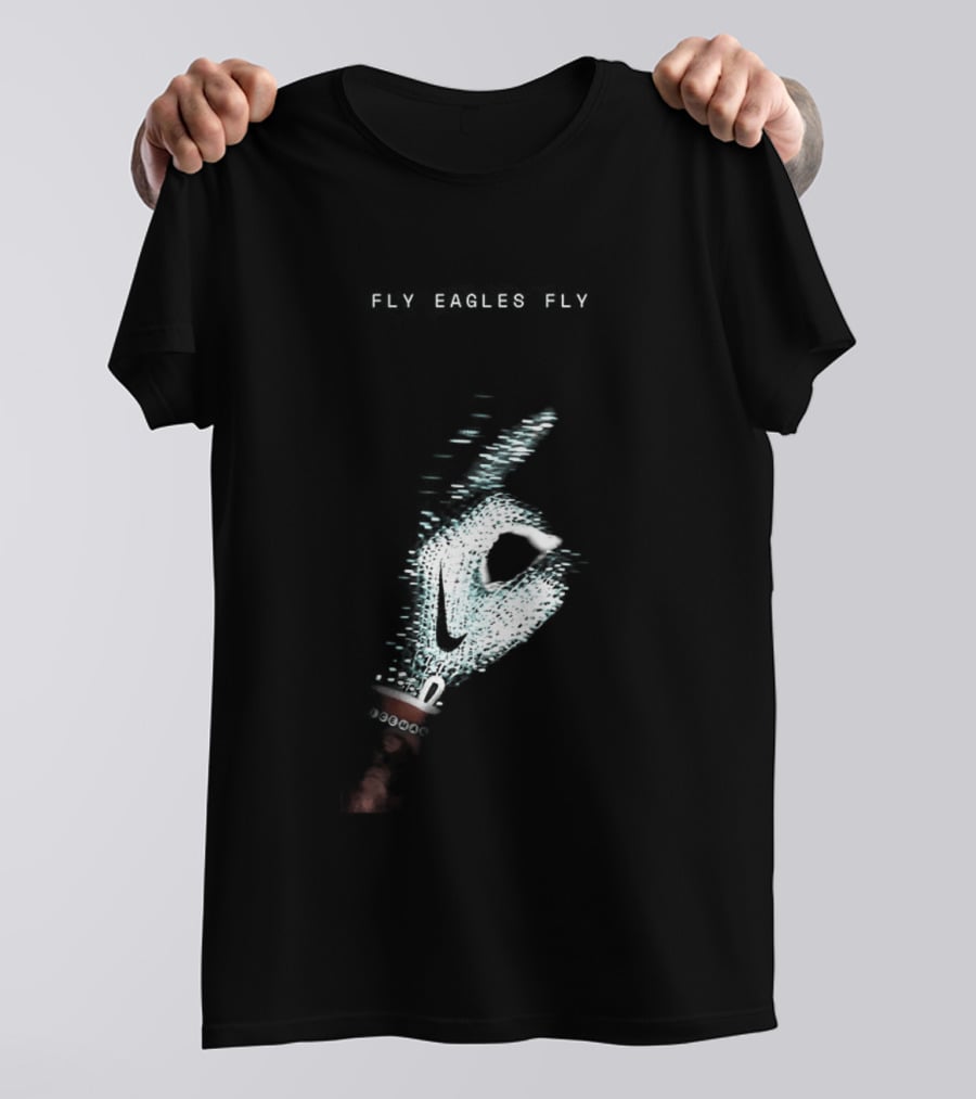 Fly Eagles Fly Philadelphia Eagles X Drake Iceman Diamond Chain Shh T-Shirt