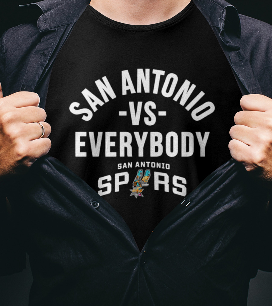 San Antonio Vs Everybody San Antonio Spurs 2026 NBA Basketball T-Shirt