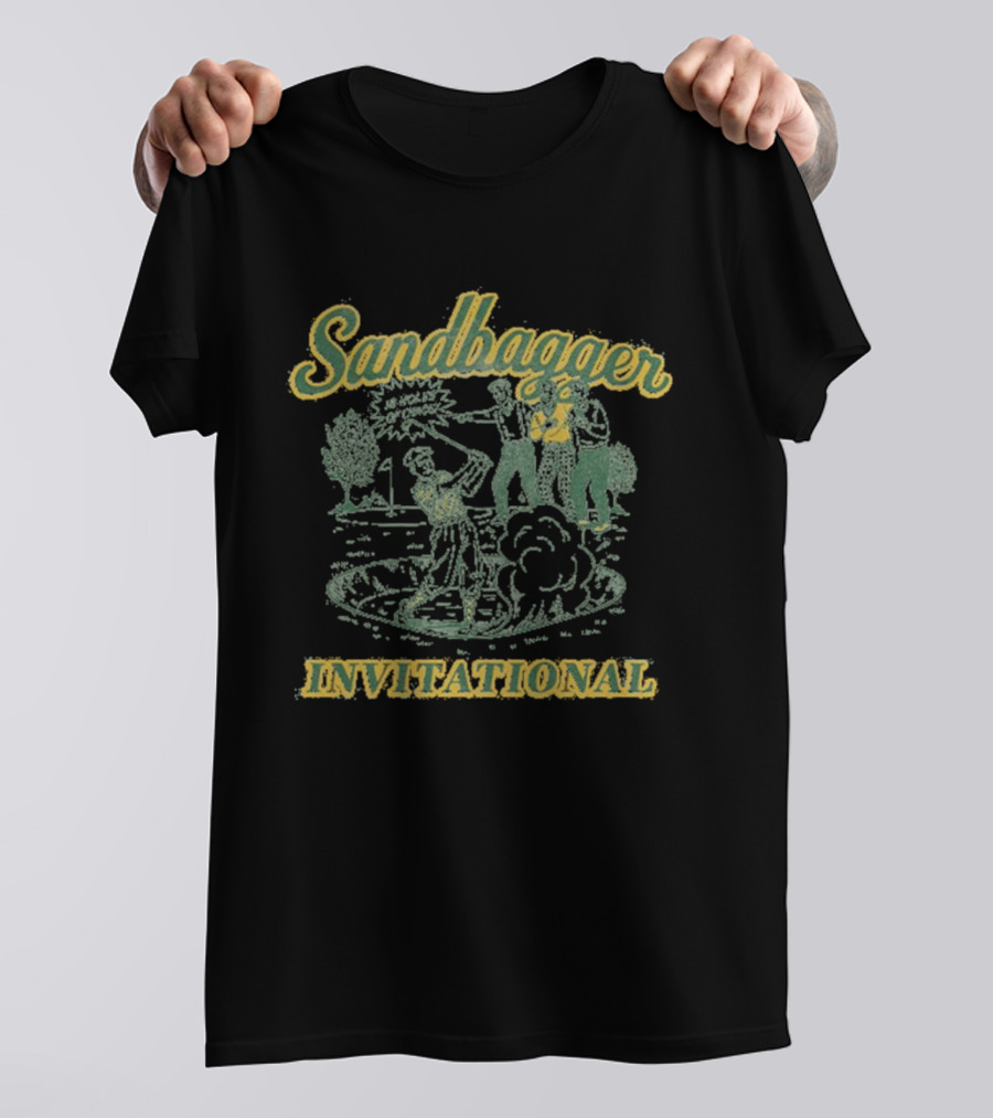 Sandbagger Invitational Golf Scene T-Shirt