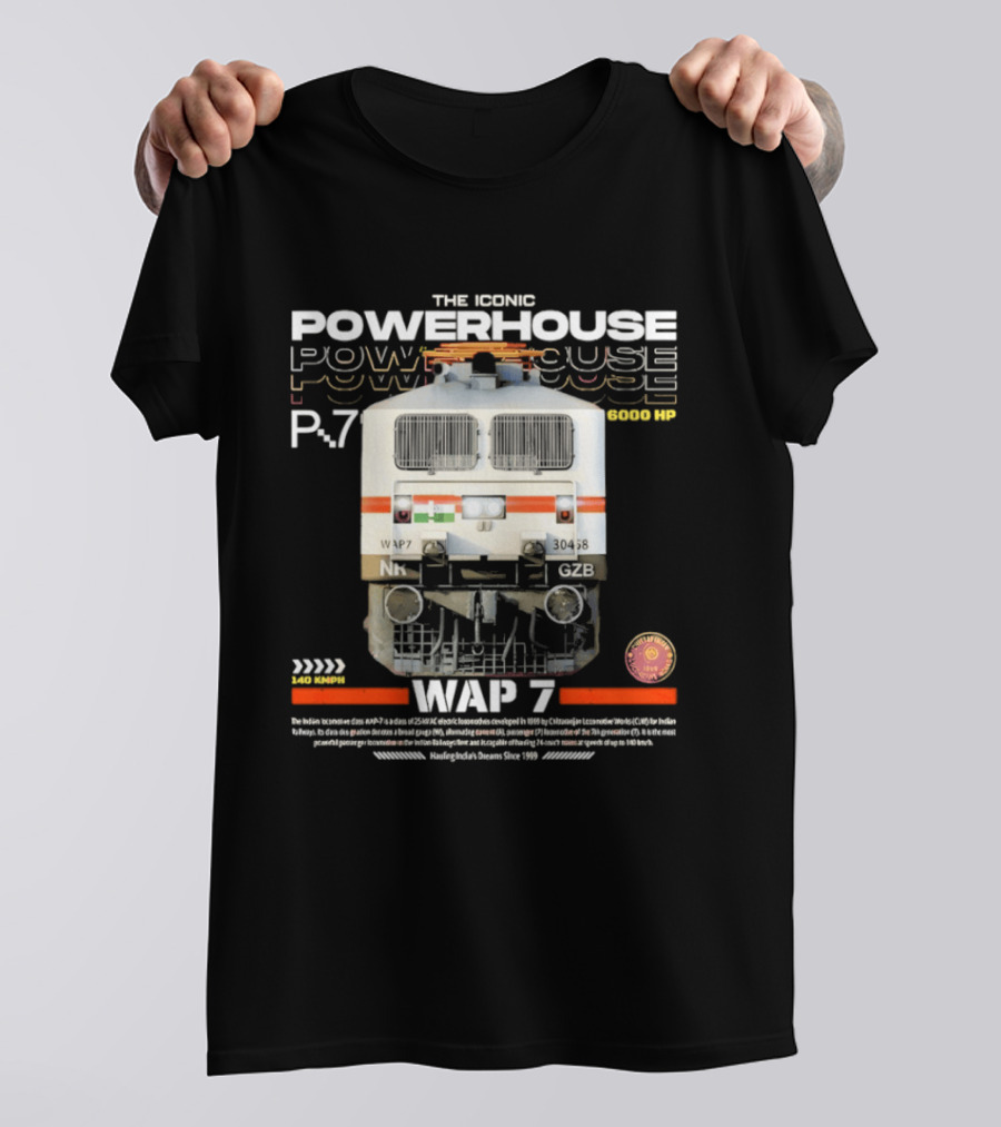 The Iconic Powerhouse WAP 7 R7 6000 HP T-Shirt