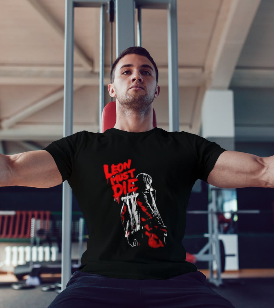 Leon Must Die Forever Red T-Shirt