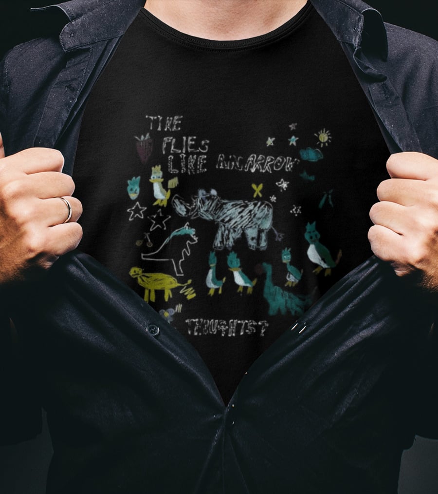 Tine Fiiles Like Anrrow Thought Doodle Woonhak Boynextdoor Maison Mihara Yasuhiro T-Shirt