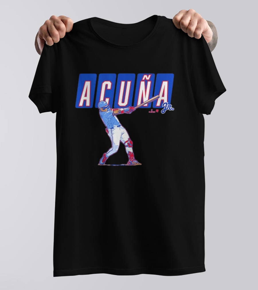 ATL Ronald Acuña Jr Slugger Swing Action T-Shirt