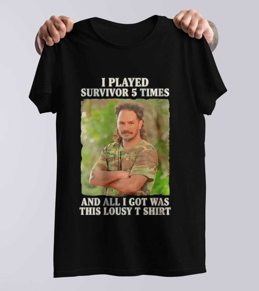 I Played Survivor 5 Times Ozzy Lusth All I Got Was This Lousy T-Shirt