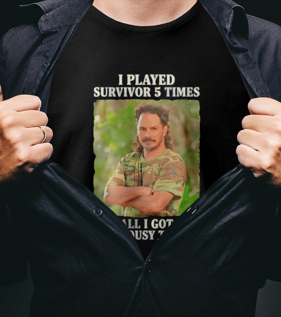 I Played Survivor 5 Times Ozzy Lusth All I Got Was This Lousy T-Shirt
