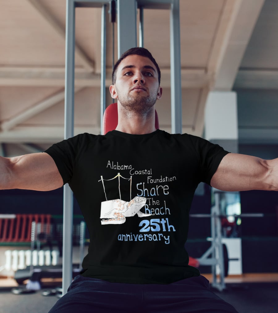 Alabama Coastal Foundation Share The Beach 25th Anniversary T-Shirt