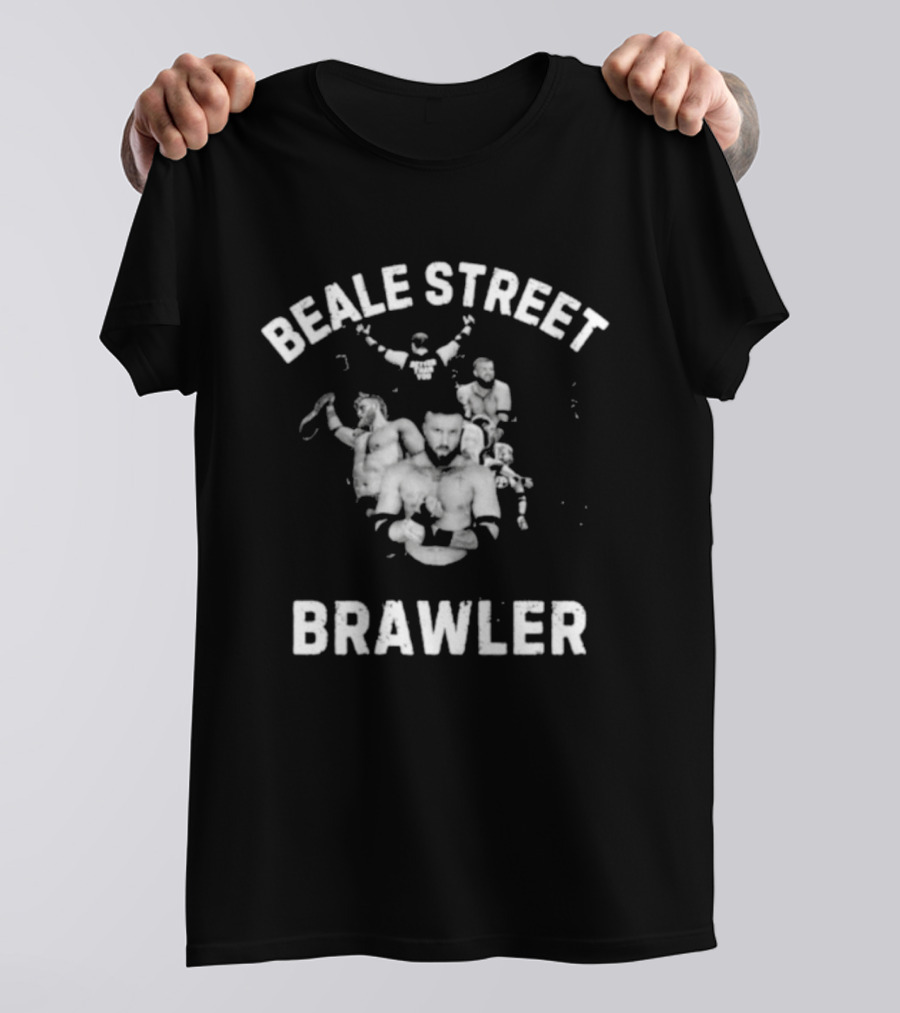 Beale Street Brawler Boxing Legends Collage T-Shirt