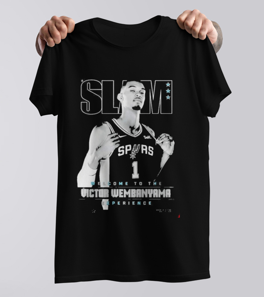Slam Spurs Victor Wembanyama Welcome To The Future T-Shirt