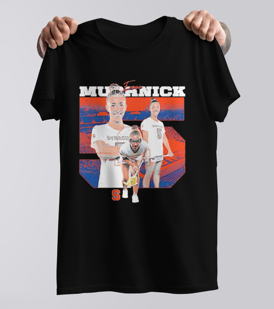 Emma Muchnick Syracuse Lacrosse Orange NCAA Number 5 T-Shirt