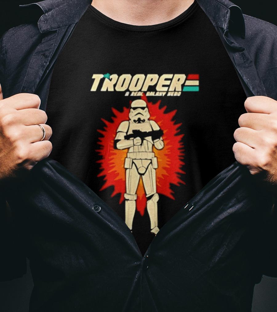 Stormtrooper X GI Joe Galaxy Hero Trooper Star Wars T-Shirt