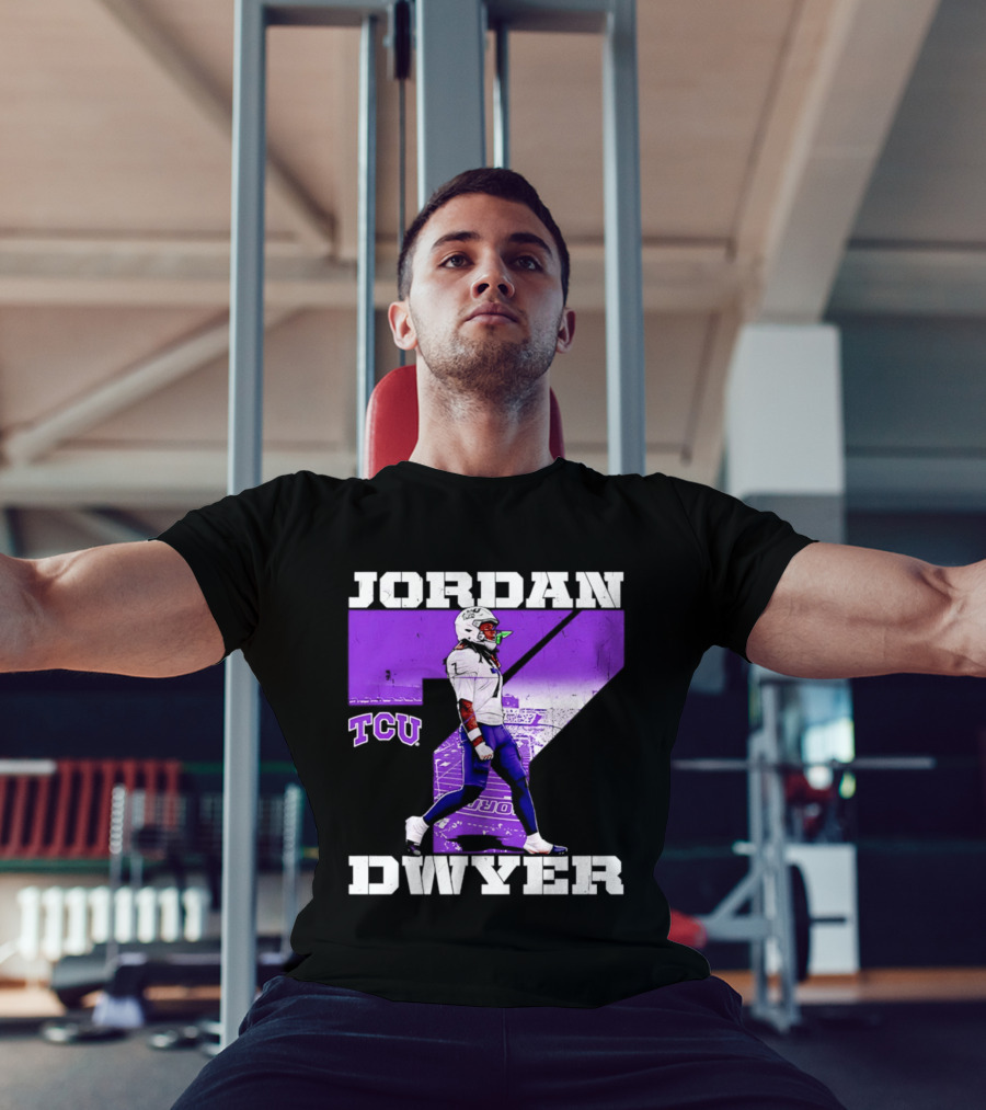 TCU Horned Frogs Football Jordan Dwyer Number 7 T-Shirt