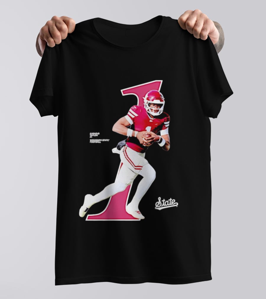 KaMario Taylor Number One Mississippi State Bulldogs Football T-Shirt