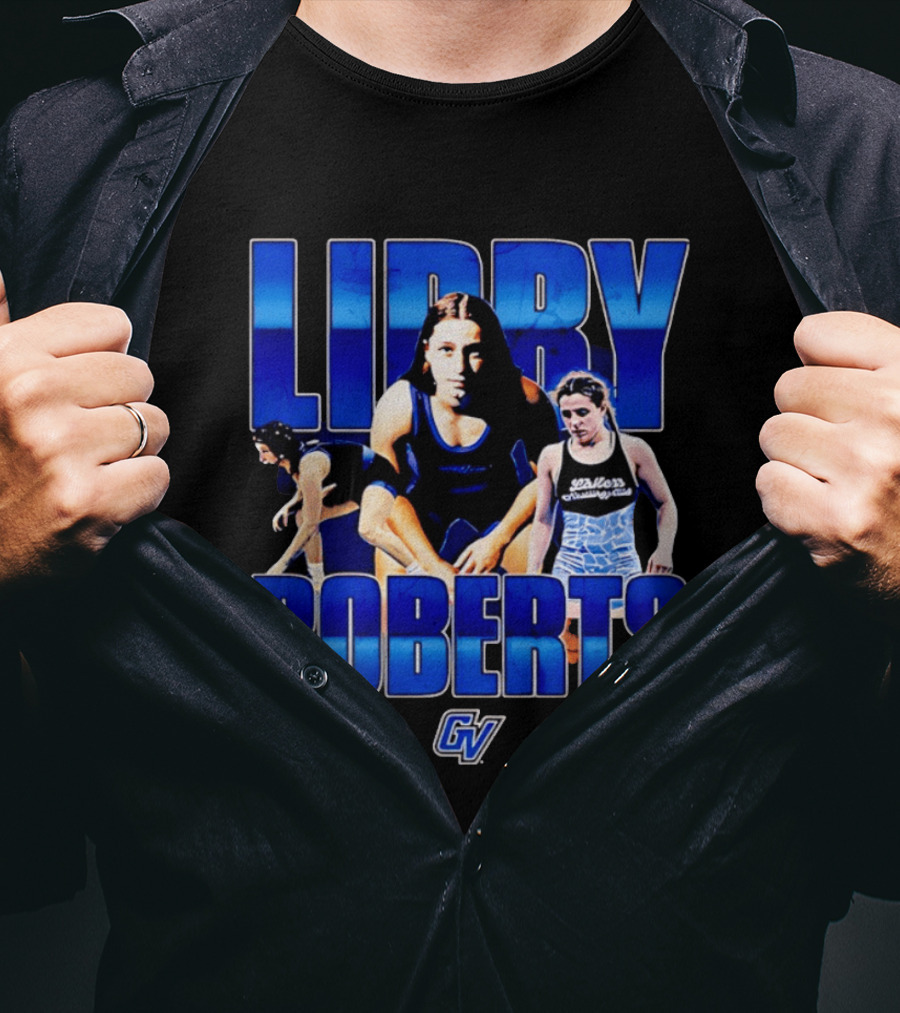 Libby Roberts Grand Valley Laker NCAA Wrestling GV T-Shirt