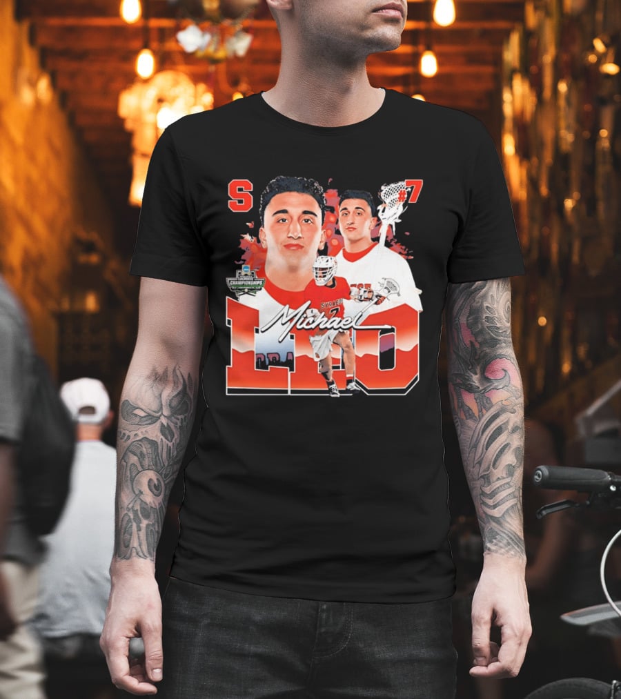 Michael Leo Syracuse NCAA Lacrosse Championships #7 T-Shirt
