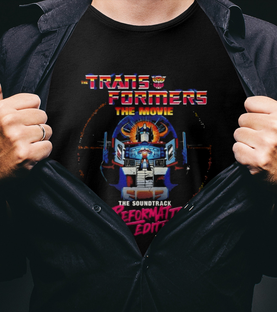 Transformers The Movie Soundtrack The Reformatted Edition Optimus Prime T-Shirt