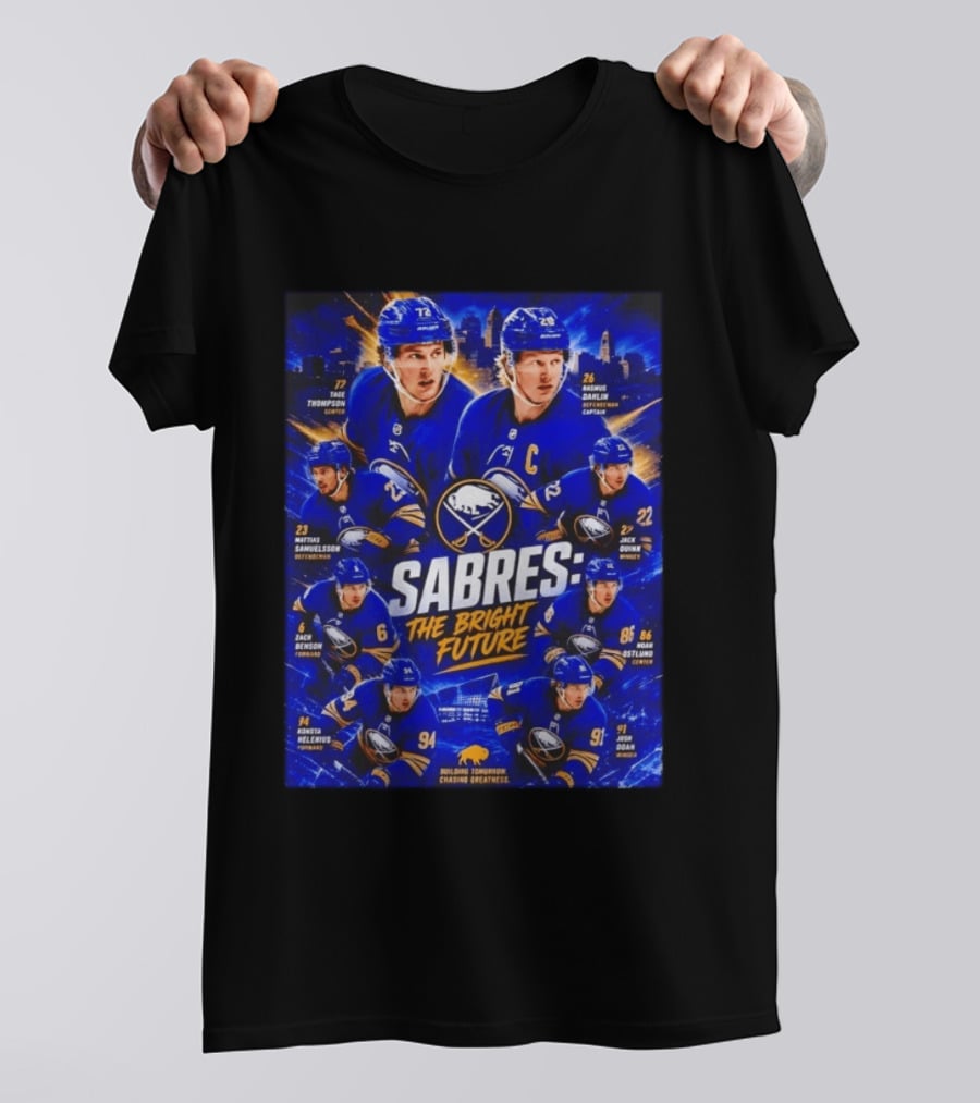 Buffalo Sabres Players Bright Future NHL Team Roster 2023 T-Shirt
