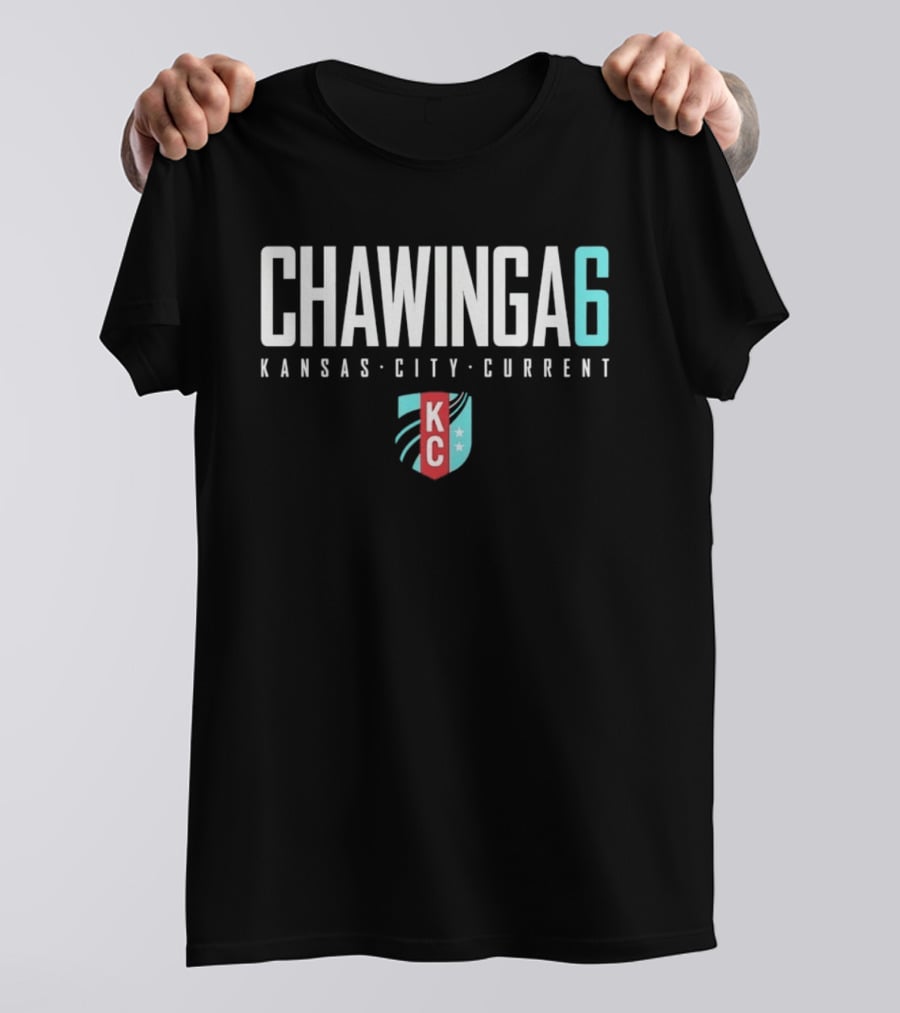 CHAWINGA6 Kansas City Current KC Shield T-Shirt