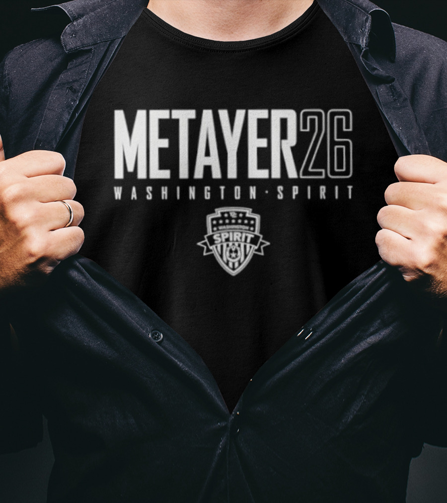 Metayer 26 Washington Spirit NWSL Official Teamwear T-Shirt