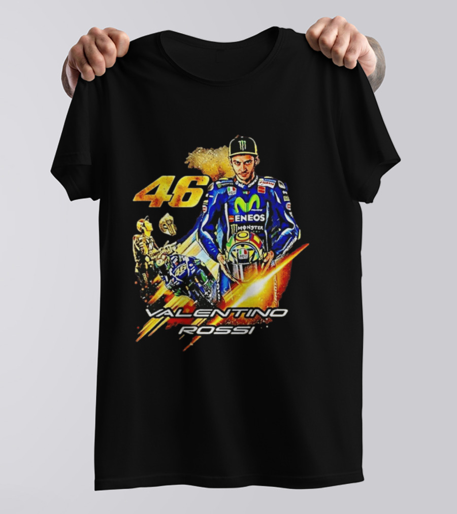 Valentino Rossi 46 MotoGP Eneco Monster Racing Legend T-Shirt