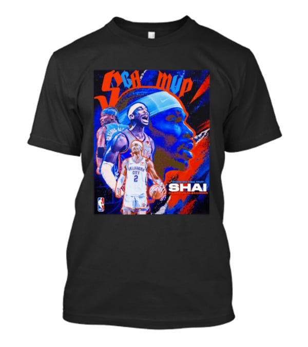 SGA MVP Shai Gilgeous Alexander Oklahoma City 2025 26 NBA MVP T-Shirt