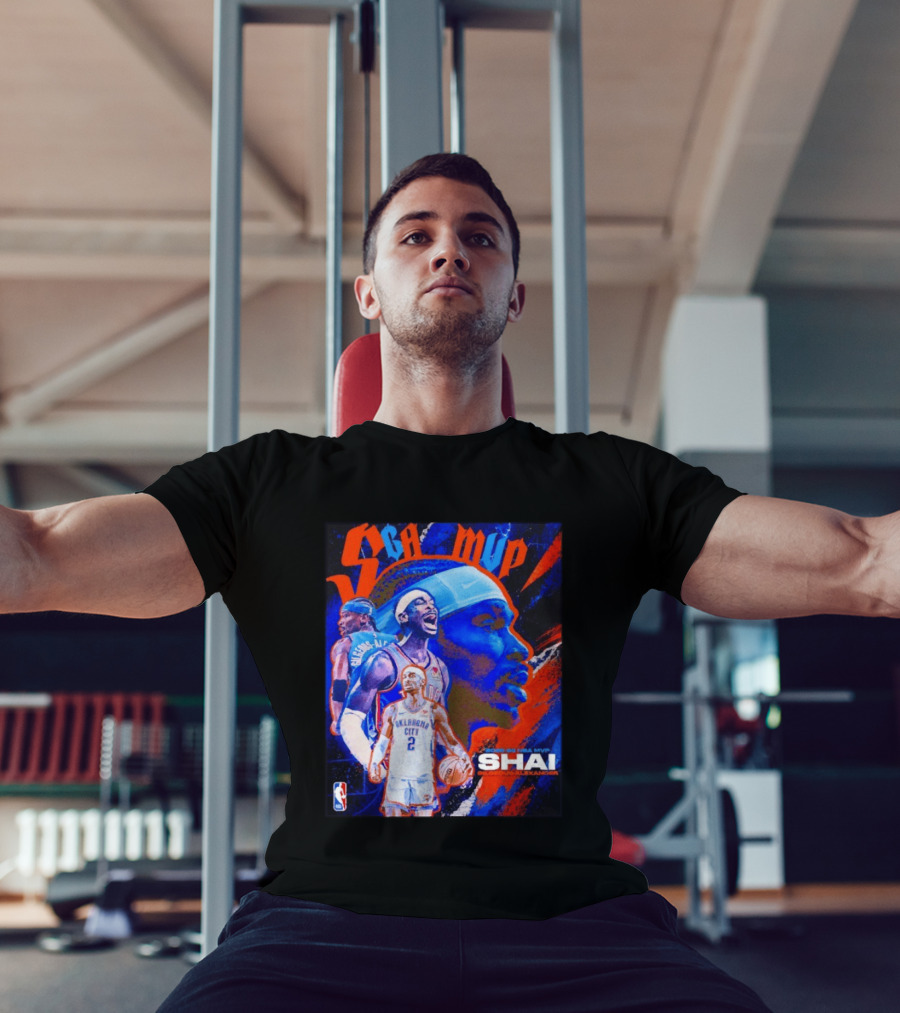 SGA MVP Shai Gilgeous Alexander Oklahoma City 2025 26 NBA MVP T-Shirt
