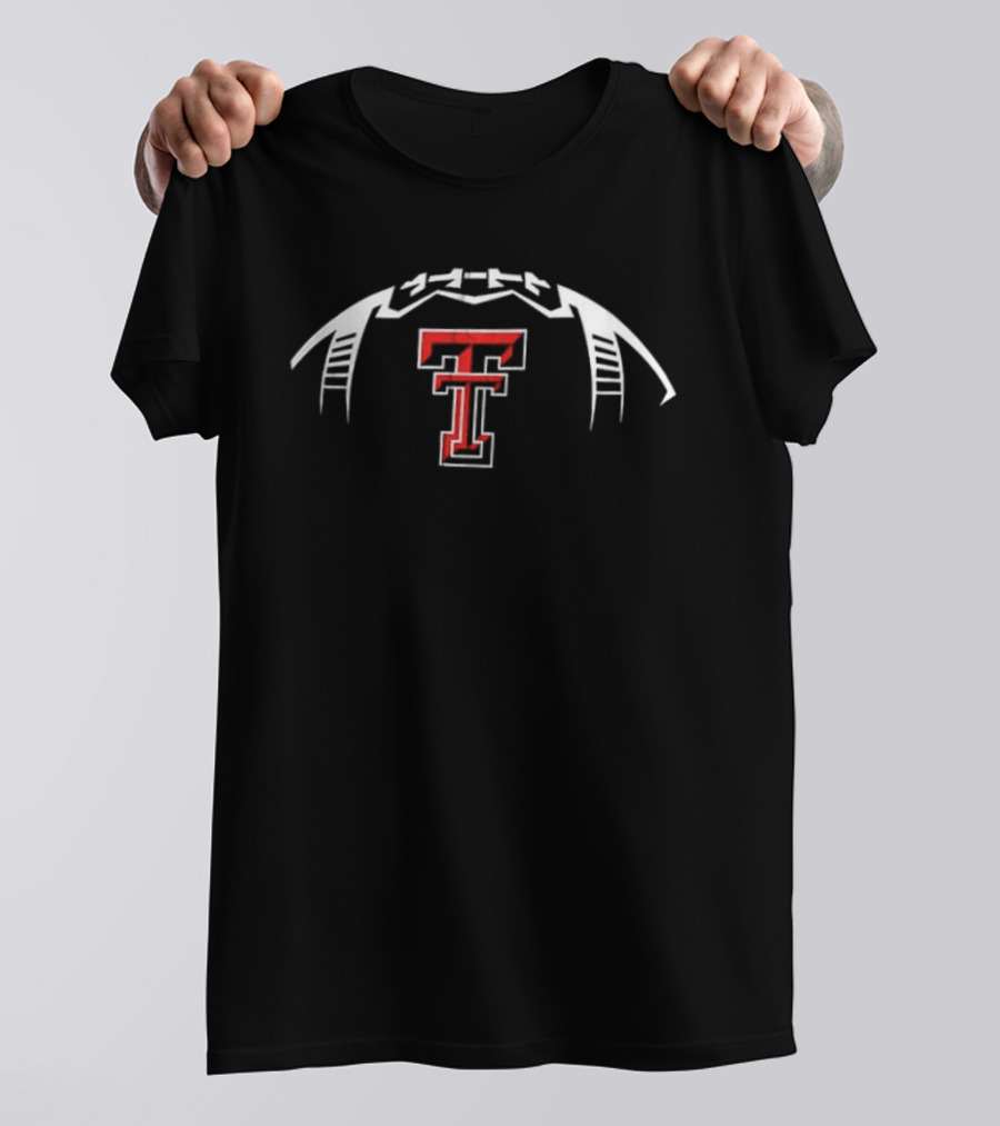 Texas Tech Red Raiders NCAA Game Day Baseball Red Double Football T-Shirt