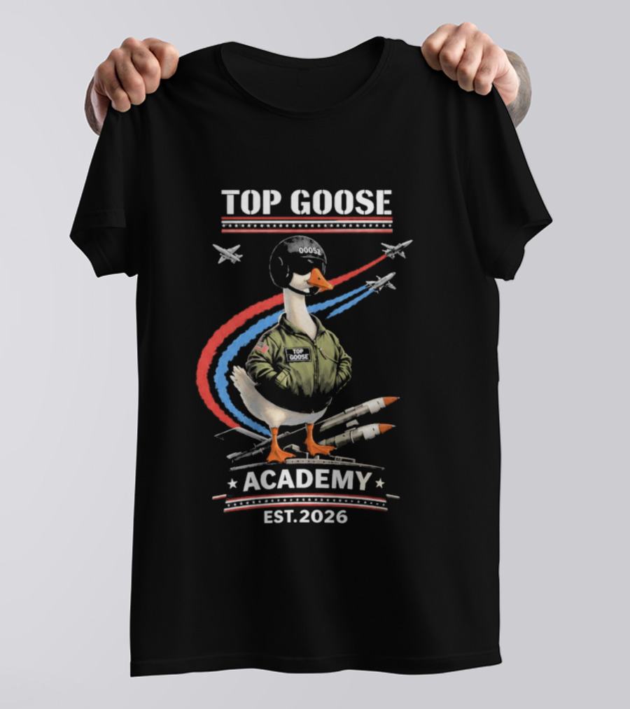 Top Goose Academy 40th Anniversary Wingman Forever Est. 2026 T-Shirt