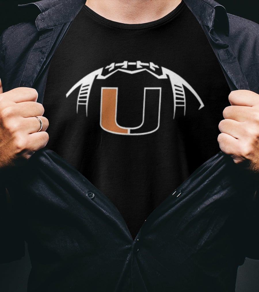Miami Hurricanes NCAA Game Day Football U T-Shirt