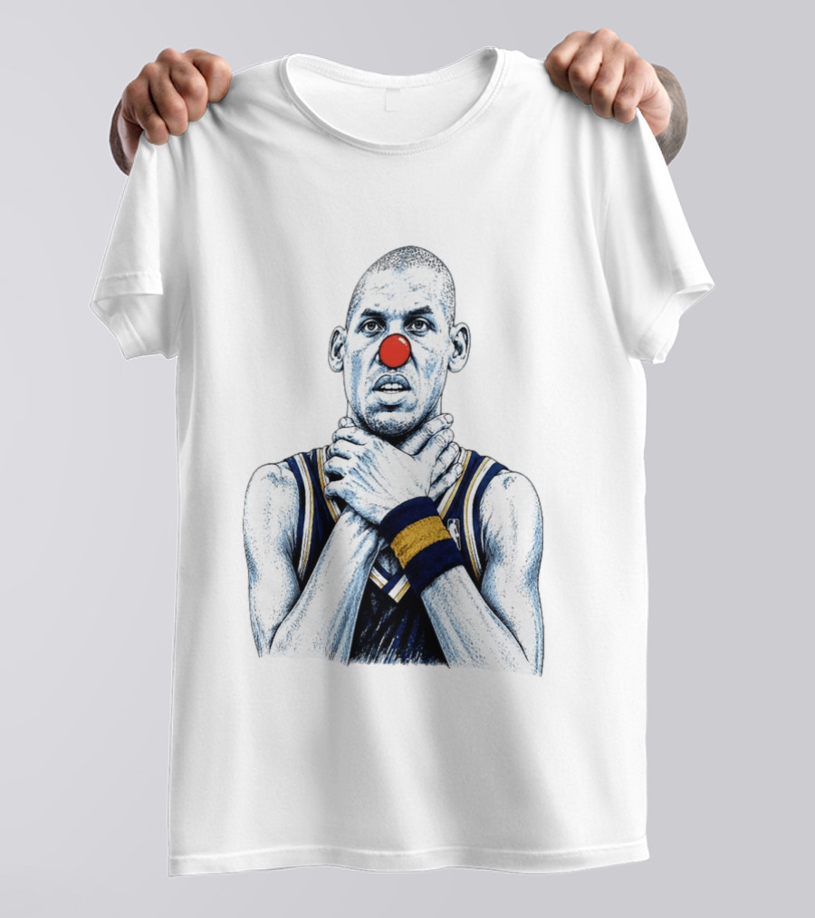 Reggie Miller Clown Nose NBA Parody Thunder Spurs T-Shirt