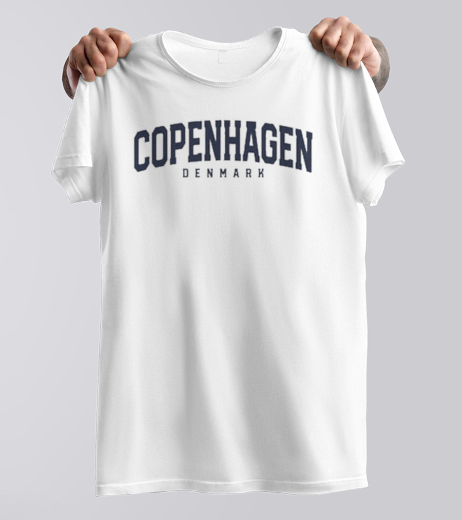 Copenhagen Denmark Vintage Style Arch T-Shirt