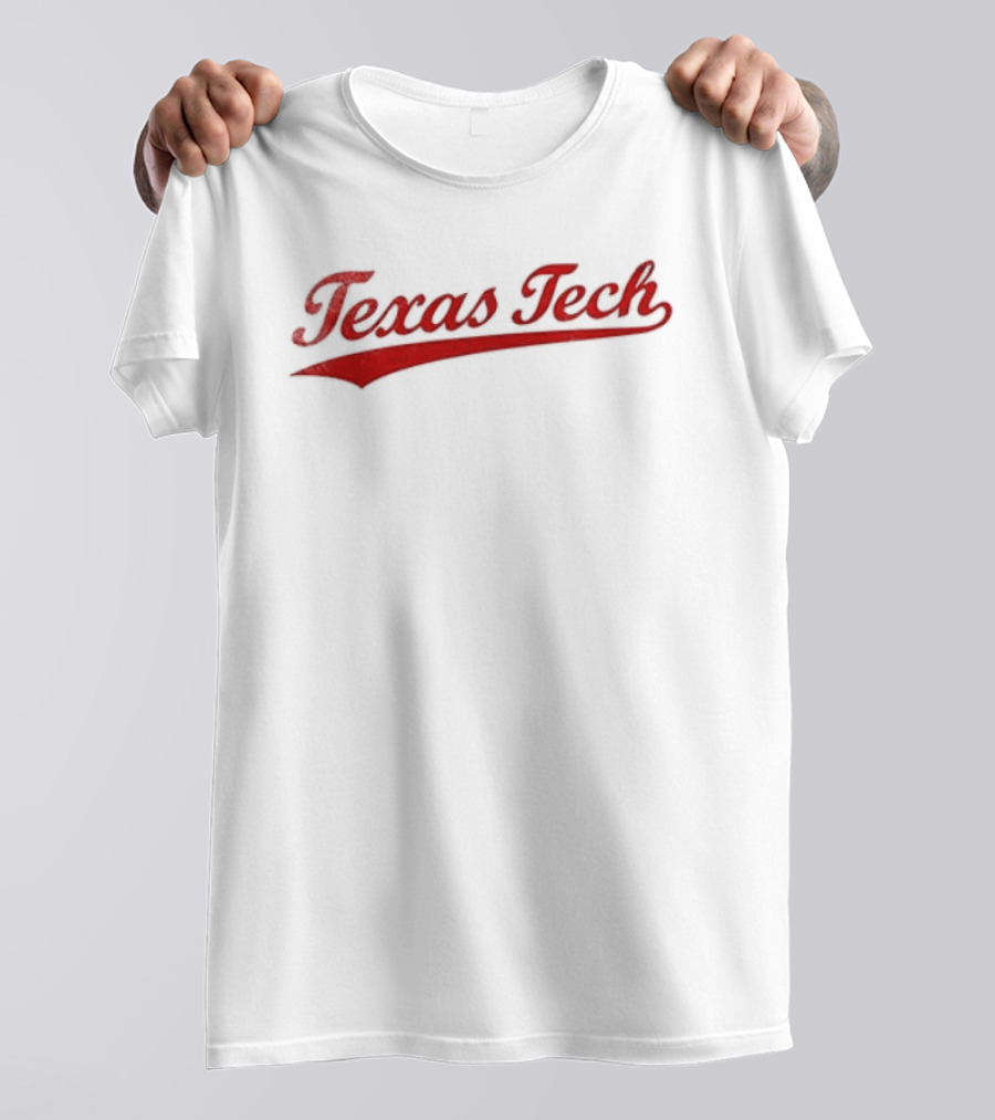 Texas Tech Red Raiders Softball Team Script T-Shirt