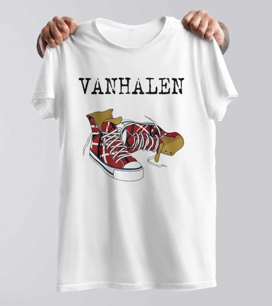 Van Halen Right Here Right Now Tour Red Sneakers T-Shirt