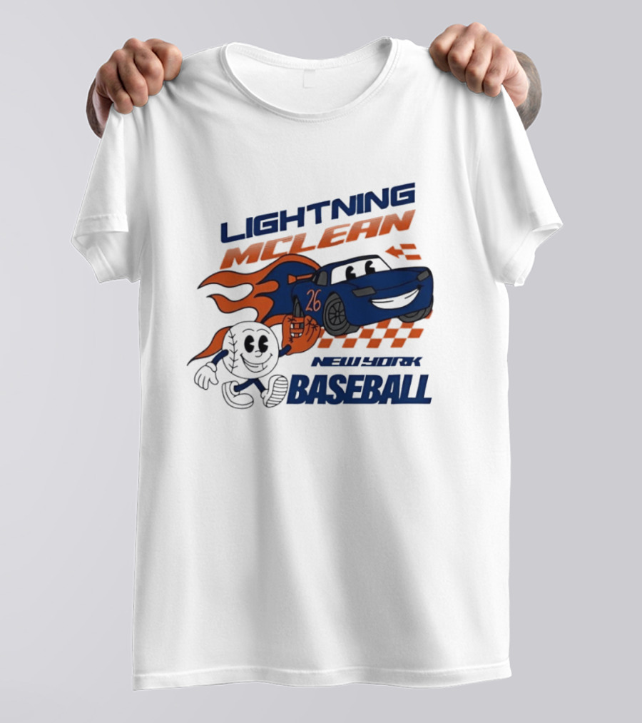 Lightning McLean 26 New York Baseball Players T-Shirt