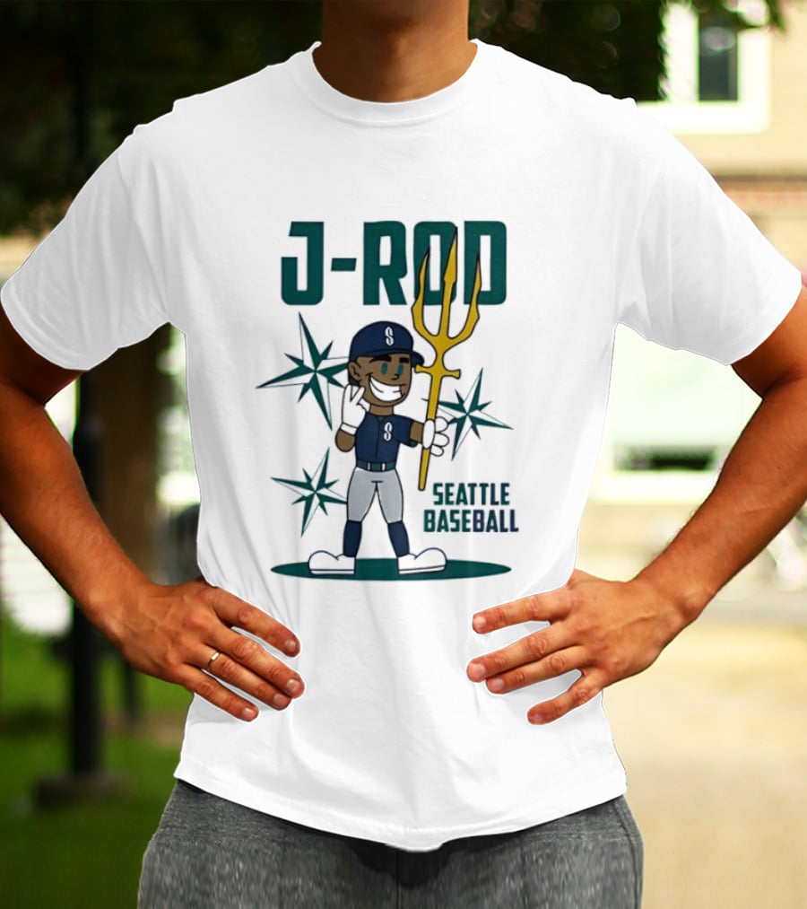 Julio Rodríguez J Rod Seattle Baseball MLB Players Mariners T-Shirt