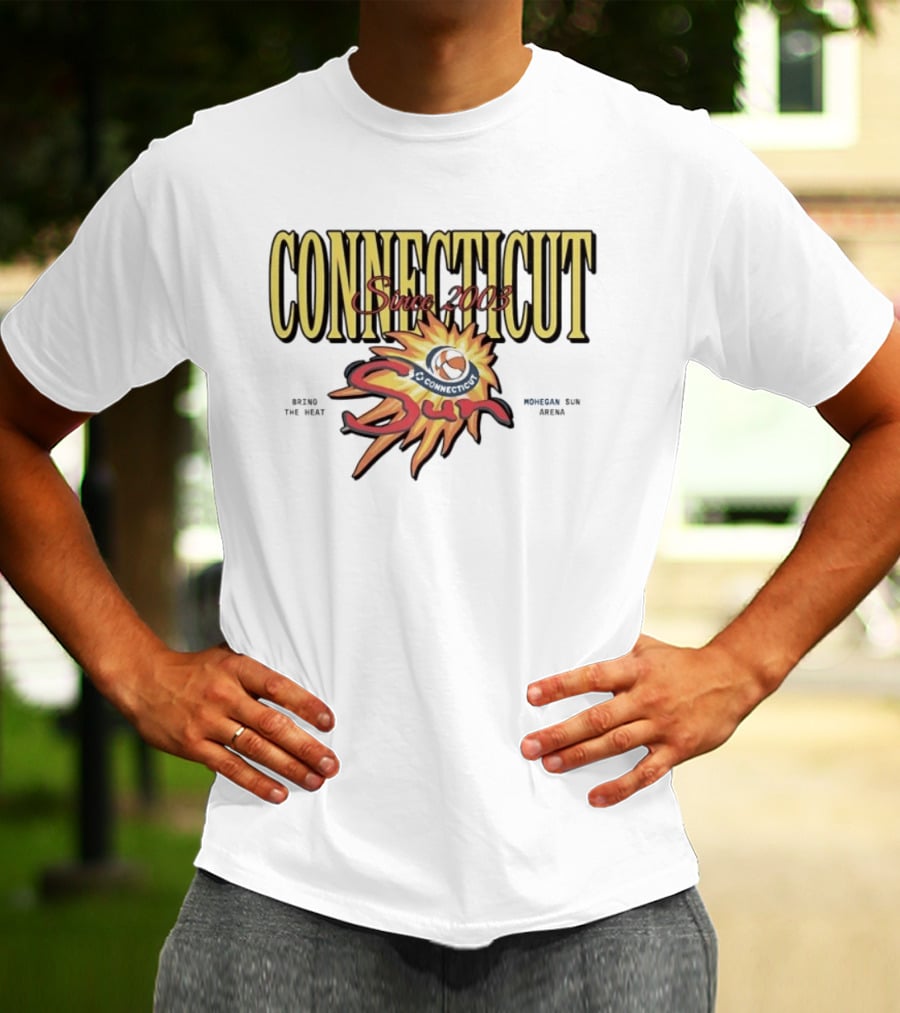 Connecticut Sun Bring The Heat Since 2003 Sun Arena T-Shirt