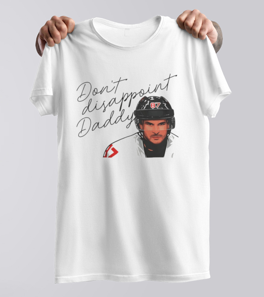 Don't Disappoint Daddy Sidney Crosby Hockey Legend 87 T-Shirt