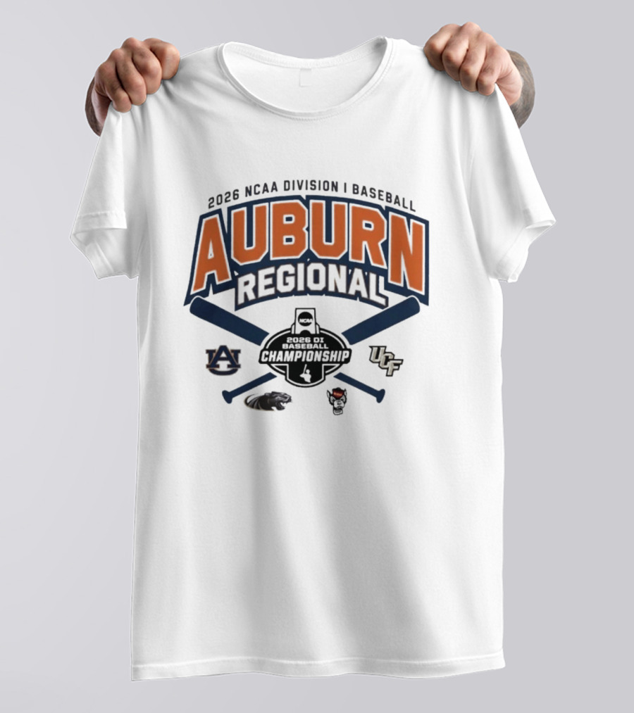 2026 NCAA Division I Baseball Auburn Regional Championship T-Shirt