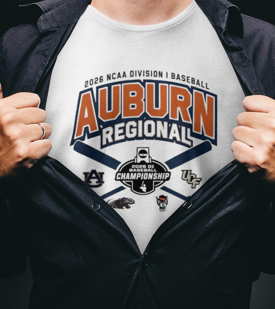 2026 NCAA Division I Baseball Auburn Regional Championship T-Shirt
