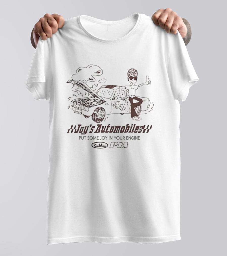 Joy's Automobiles Put Some Joy In Your Engine Fun Car Drawing T-Shirt