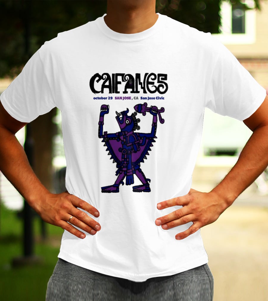 Caifanes October 29 2026 San Jose CA Concert T-Shirt