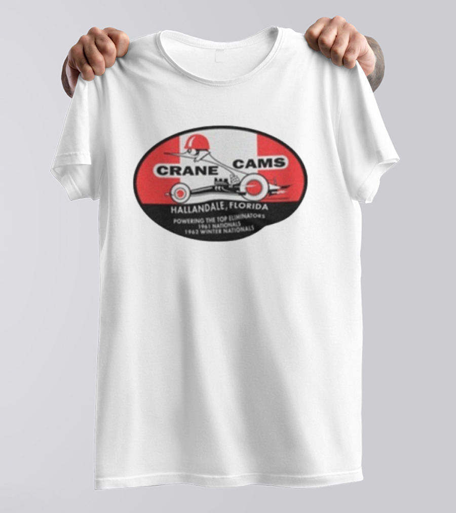 Crane Cams Hallandale Florida 1962 Winter Nationals Eliminator Racing T-Shirt