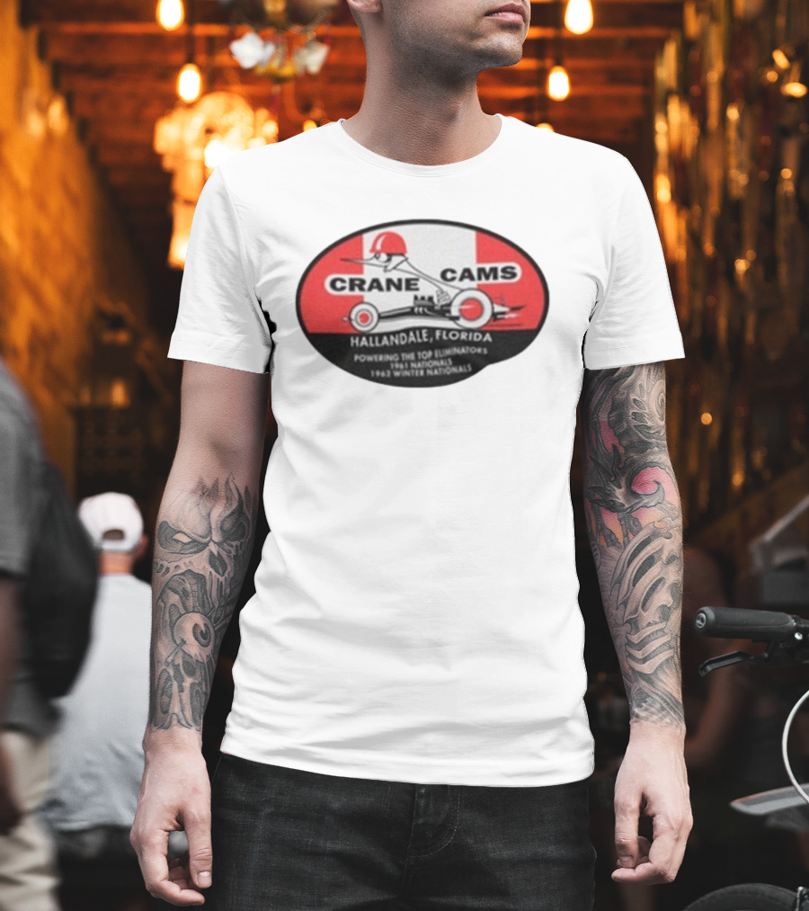 Crane Cams Hallandale Florida 1962 Winter Nationals Eliminator Racing T-Shirt