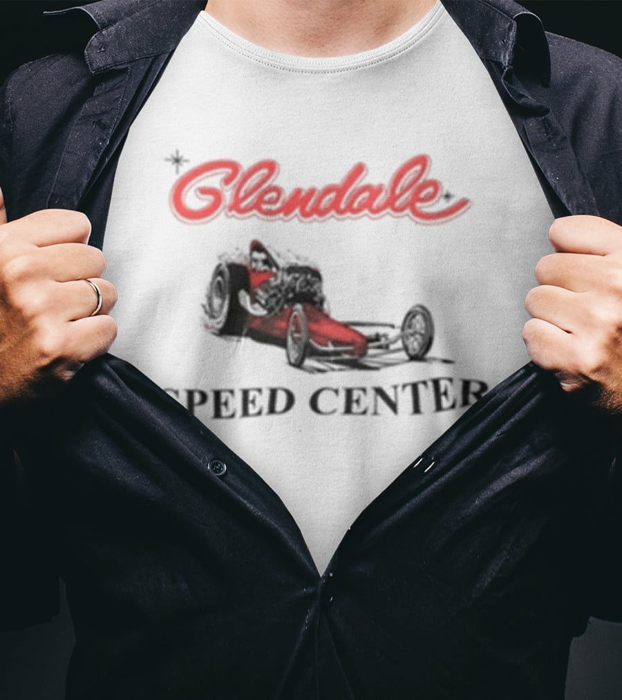 Glendale Speed Center Dragster Classic Racing T-Shirt
