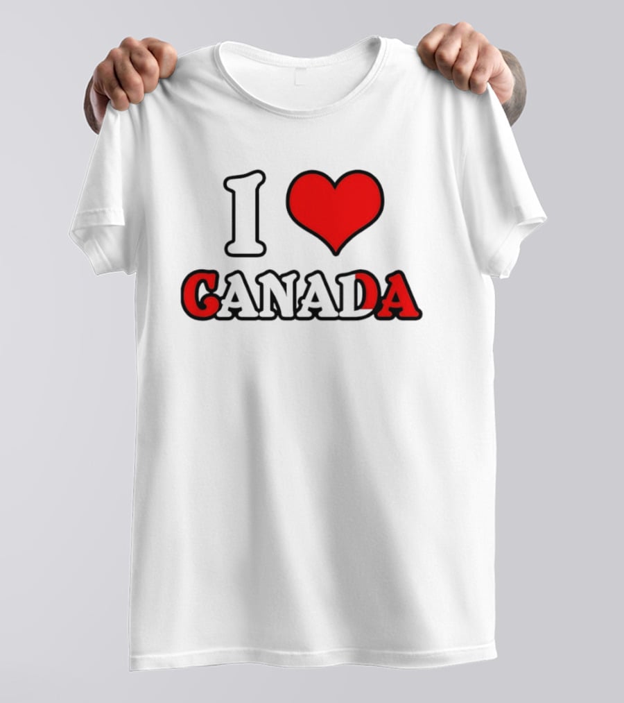 I Heart Canada Love T-Shirt