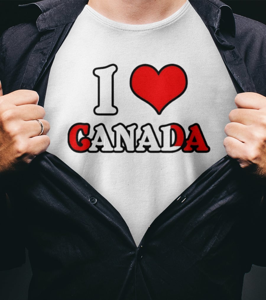 I Heart Canada Love T-Shirt