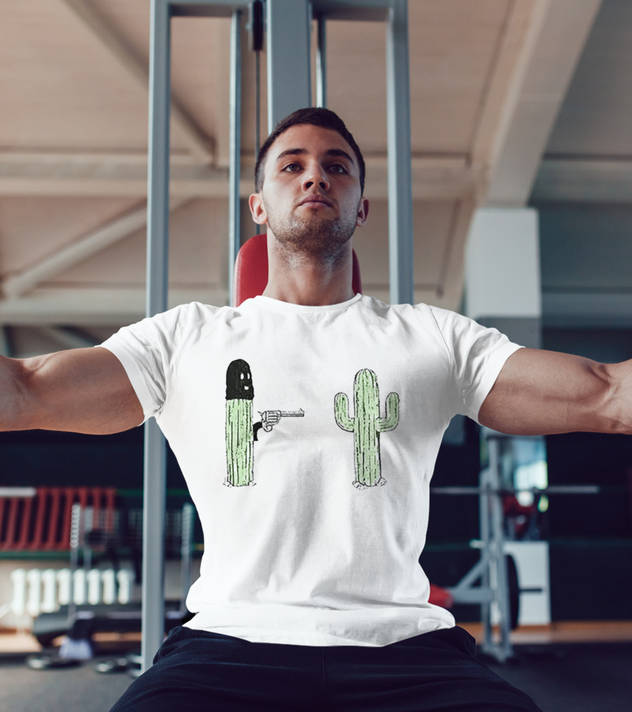Phil Miller The Last Man On Earth Stick'em Up Cactus Duel T-Shirt